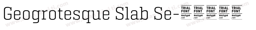 Geogrotesque Slab Se字体转换